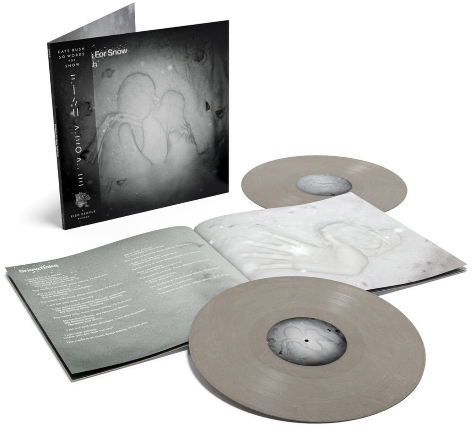 Kate Bush - 50 Words For Snow - 2018 Remaster 180gm Snowy White Vinyl Indie Edition, 20pp Booklet 2xLP (White Vinyl)
