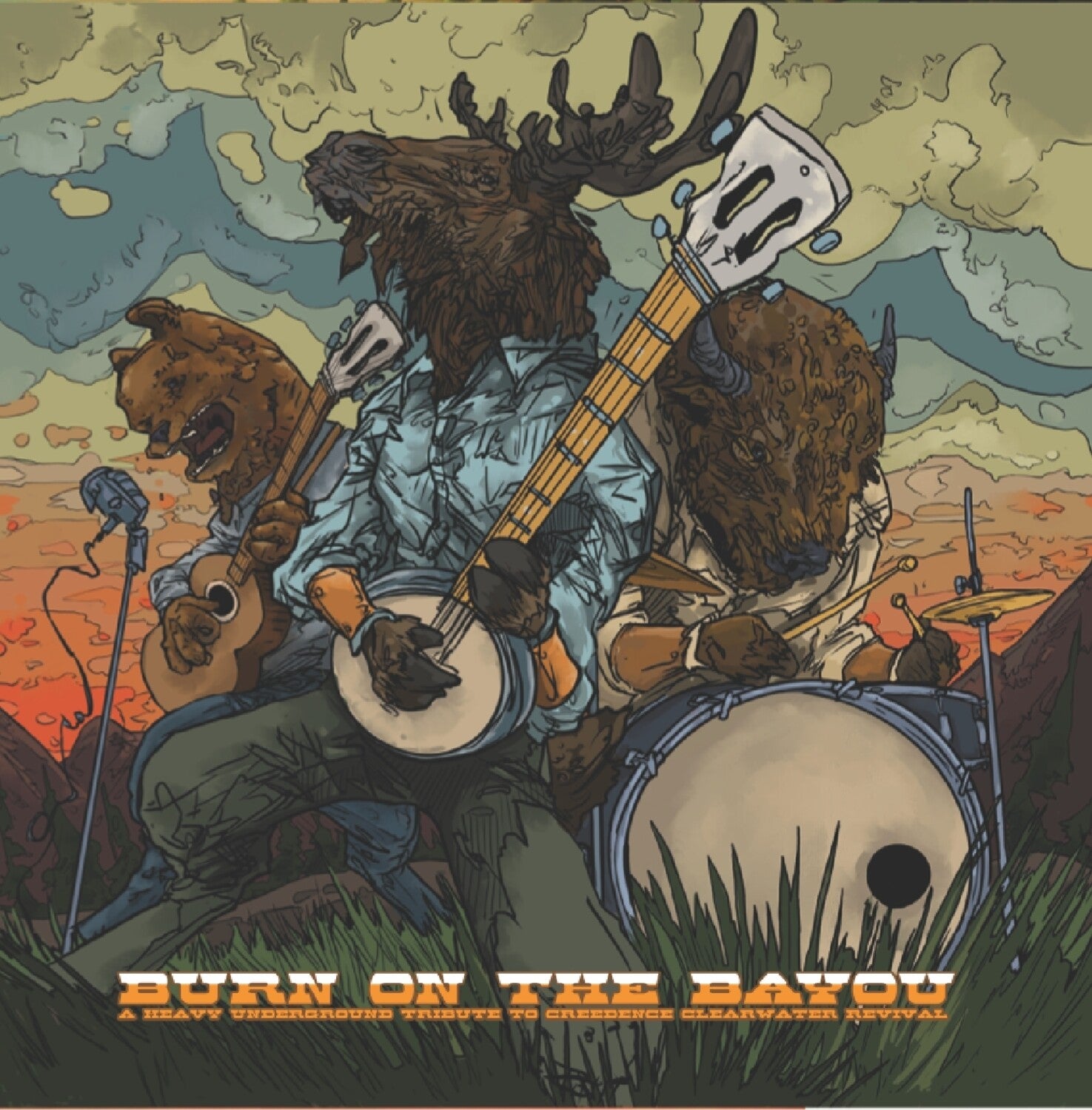 Burn on the Bayou: Heavy Underground Tribute / Var - Burn On The Bayou: Heavy Underground Tribute To Creedence Clearwater Revival 3xLP