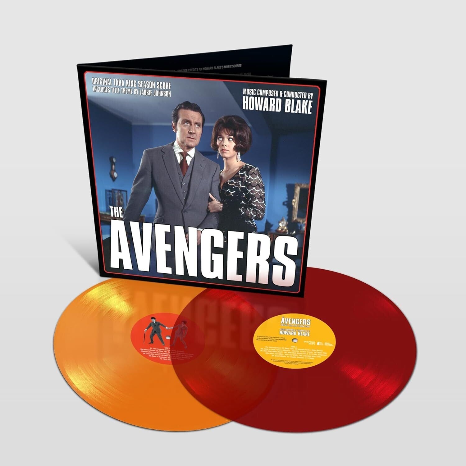 Avengers Soundtracks 1968-1969 - O.S.T. - Avengers Soundtracks 1968-1969 (Original Soundtrack) - Red & Orange Vinyl 2xLP (Red Vinyl)