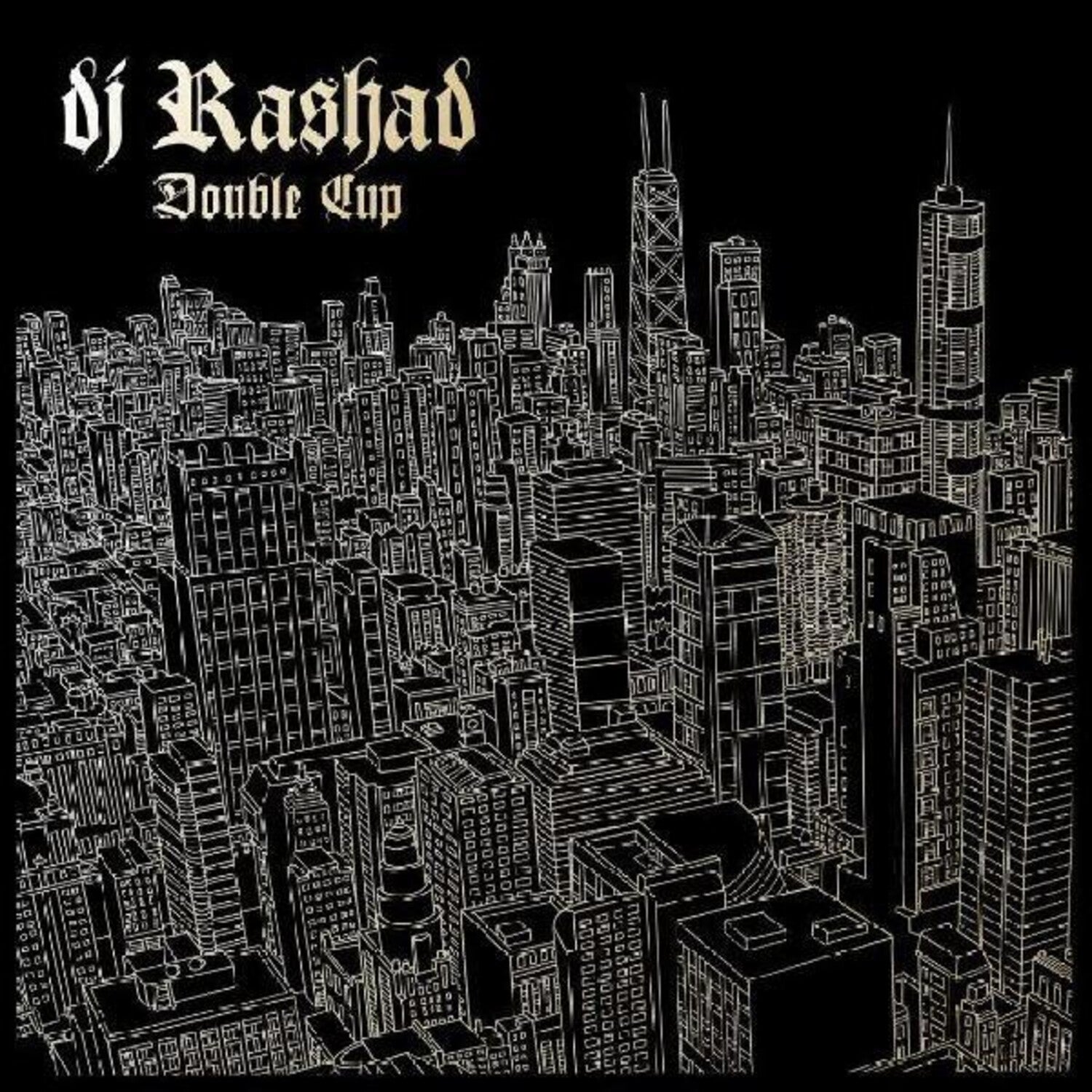 DJ Rashad - Double Cup 2xLP (Gold Vinyl)