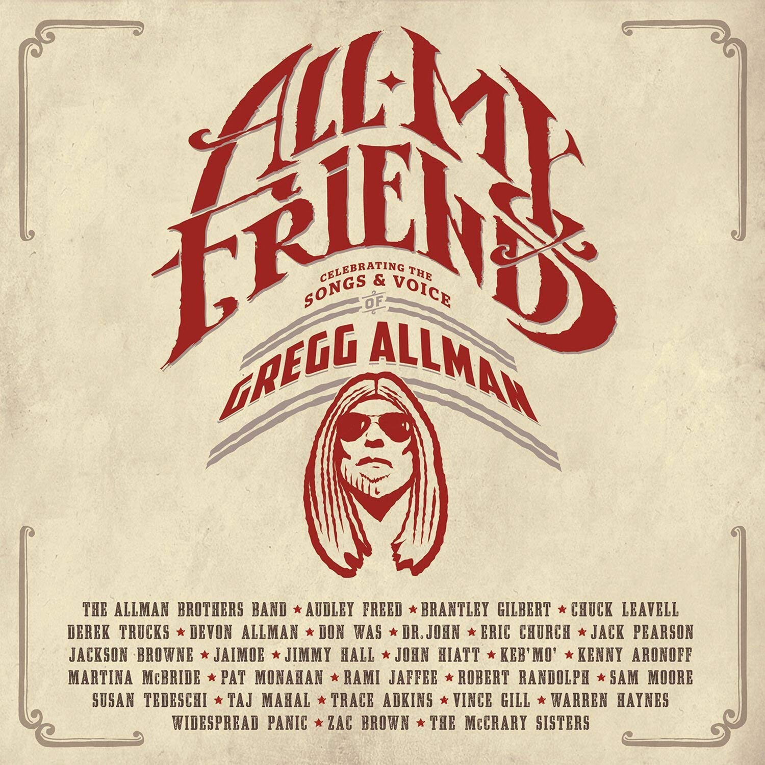 Various Artists - All My Friends: Celebrating The Songs & Voice Of Gregg Allman 4xLP (Limited Edition)