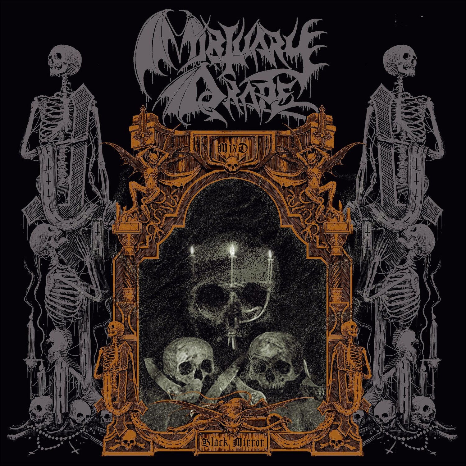 Mortuary Drape - Black Mirror (Gray Vinyl)