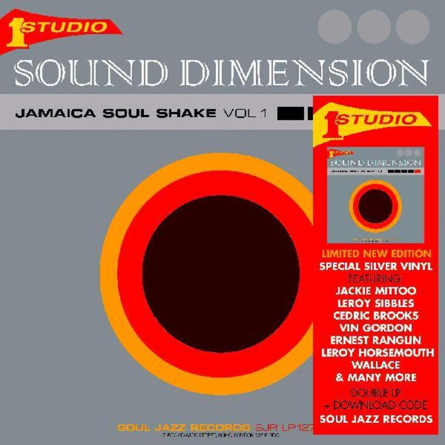 Sound Dimension - Jamaica Soul Shake Vol.1 2xLP (Silver Vinyl)