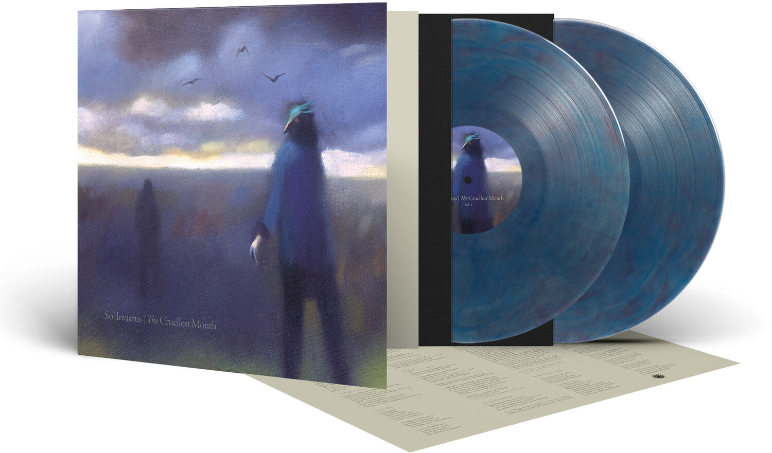 Sol Invictus - The Cruellest Month - Crystal Clear/Blue/Red marble 2xLP (Clear Vinyl)