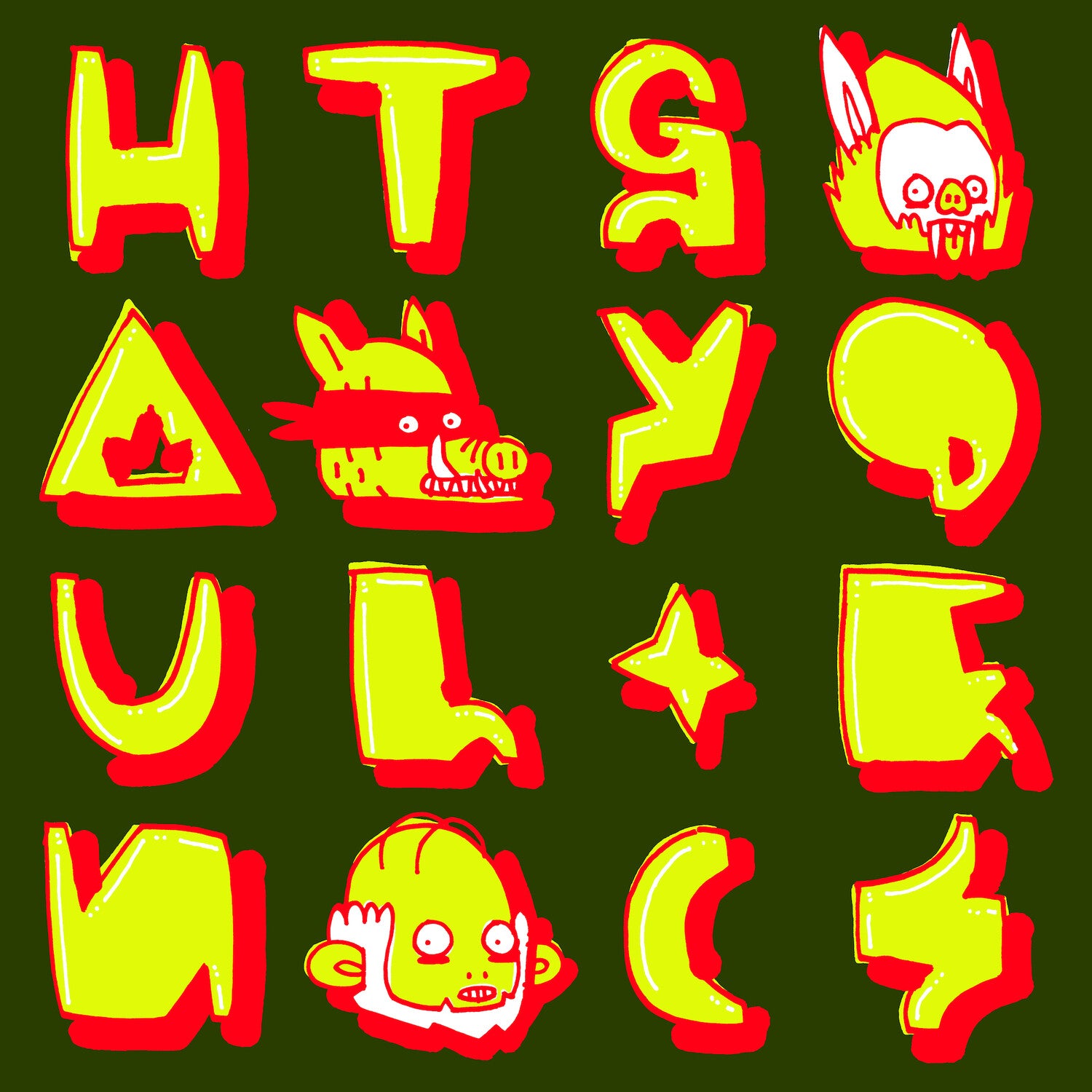 Kid Acne - Hauntology Codes (Yellow Vinyl)