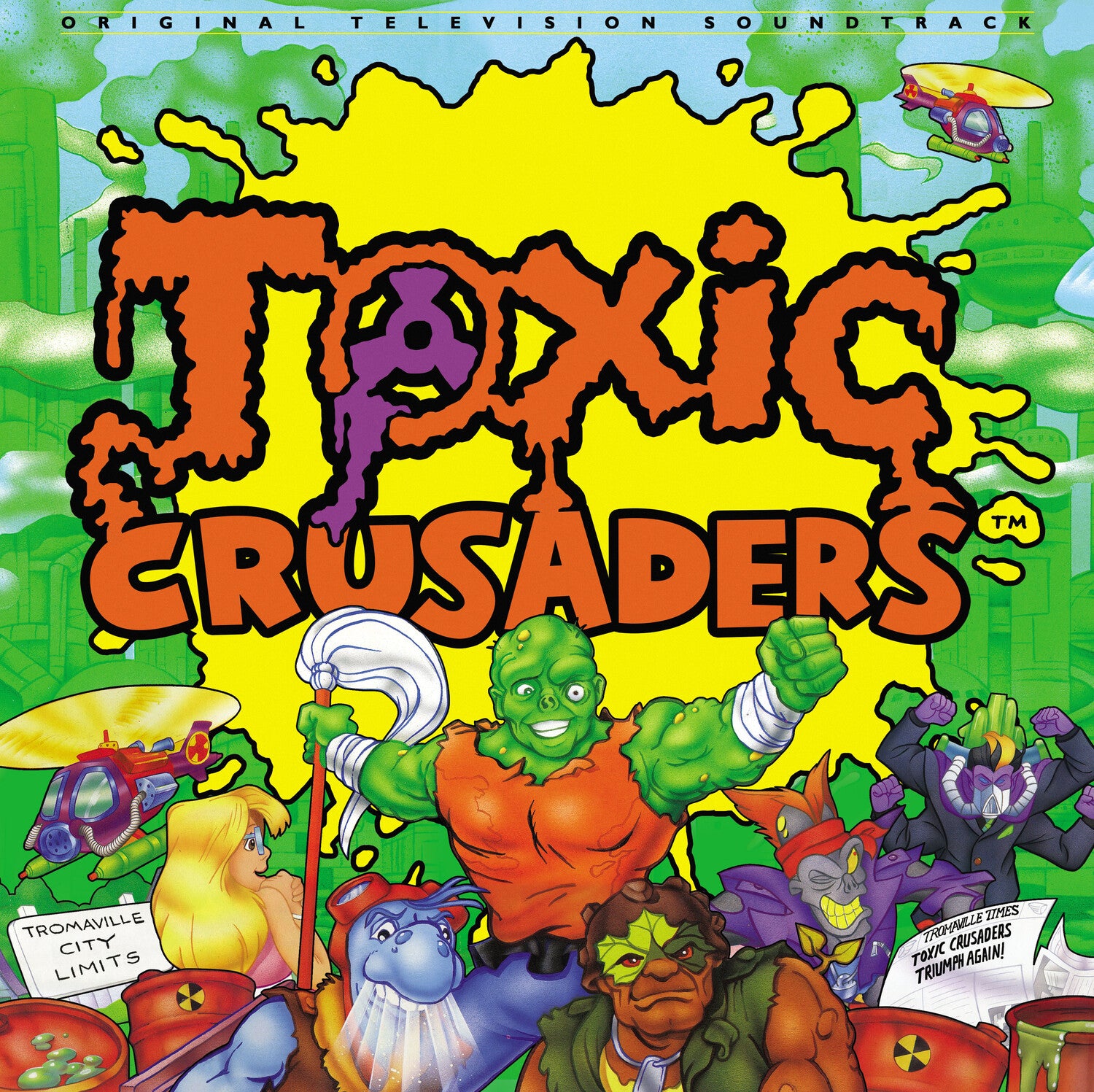 Dennis Brown - Toxic Crusaders (Original Soundtrack) 2xLP