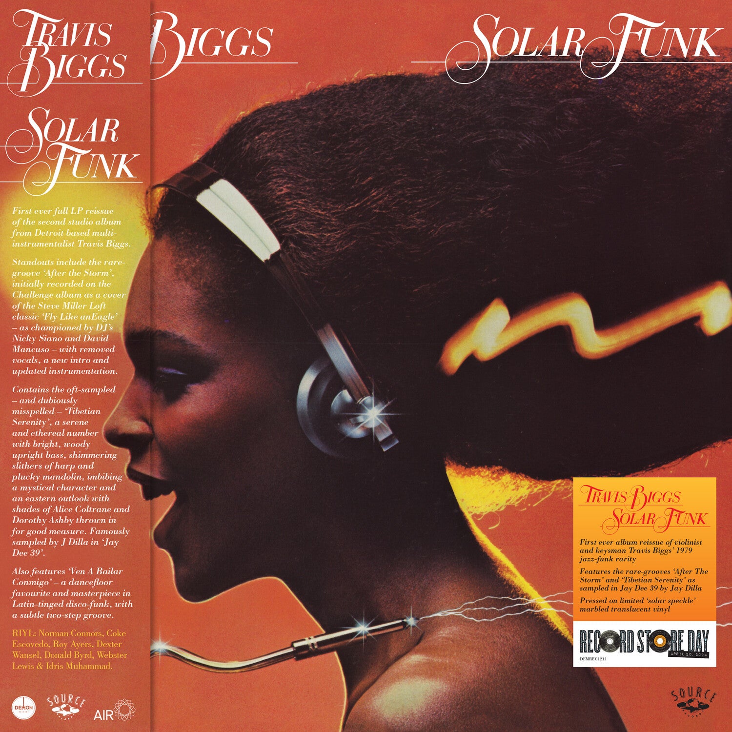 Travis Biggs - Solar Funk - Limited 'Solar Speck' Colored Vinyl (Limited Edition)
