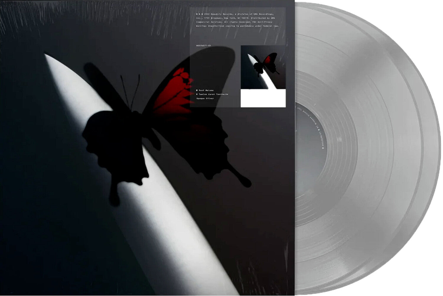 Post Malone - Twelve Carat Toothache - Limited Opaque Silver Vinyl 2xLP (Silver Vinyl)