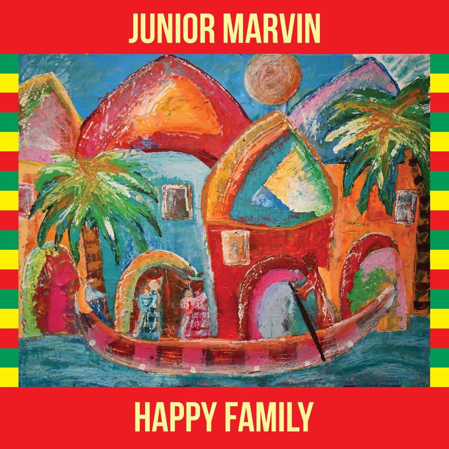 Junior Marvin - Happy Family - Red Gold & Green (Red Vinyl)