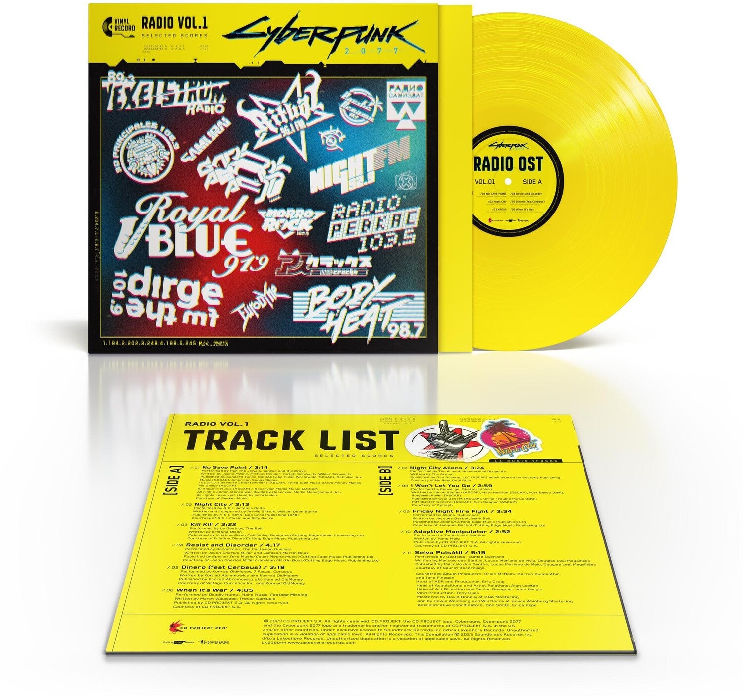 Various Artists - Cyberpunk 2077 Radio 1 (Clear Vinyl)