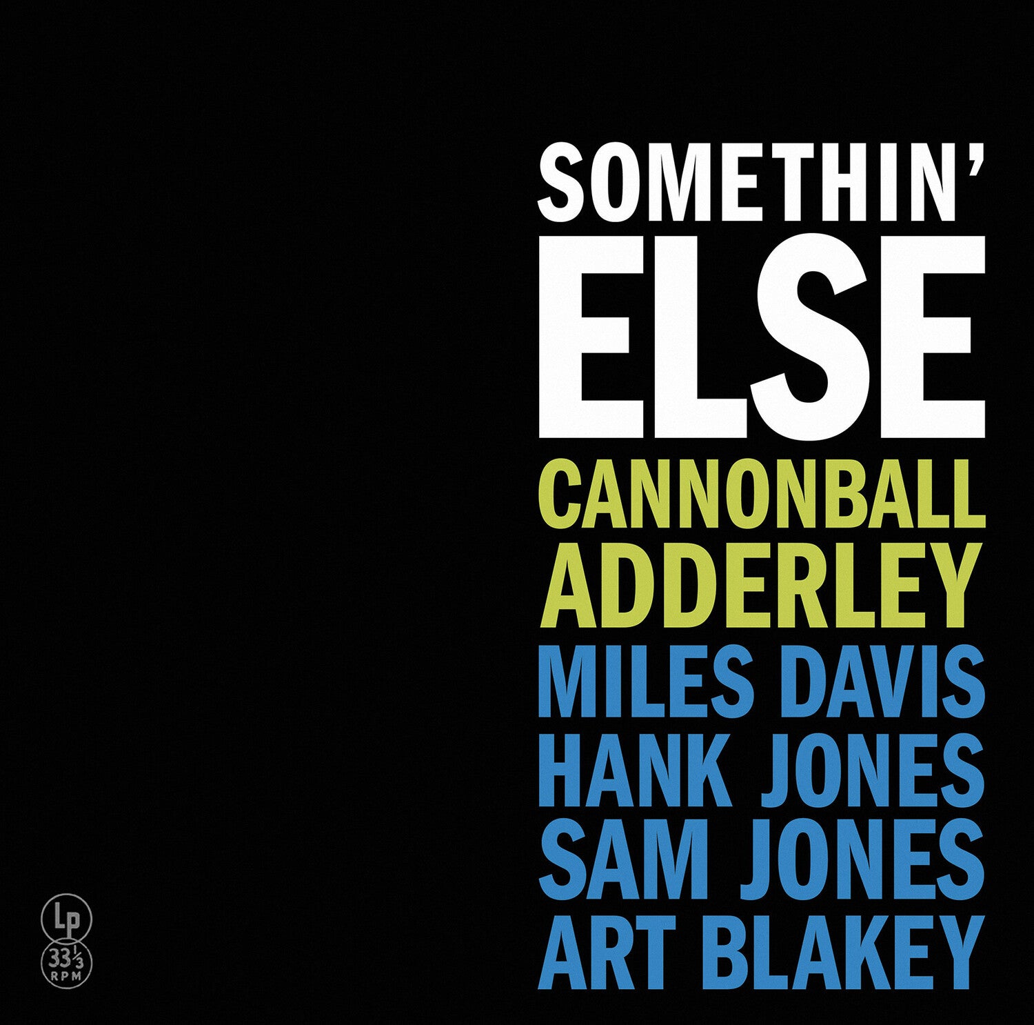 Cannonball Adderley - Somethin' Else (Yellow Vinyl)