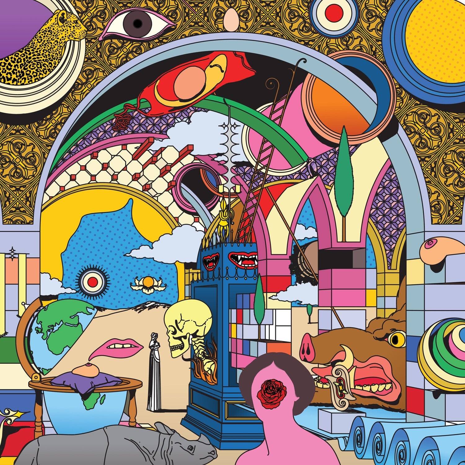 STRFKR - Parallel Realms - Violet & Cobalt Blue 2xLP (Violet Vinyl)