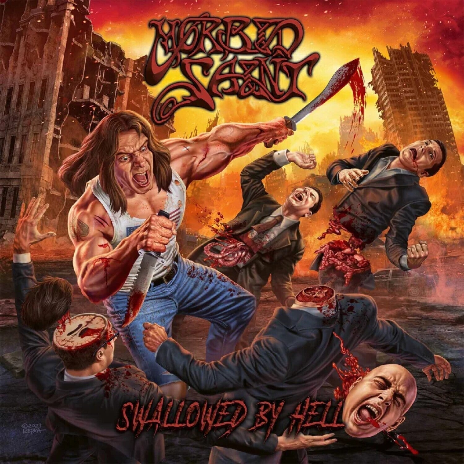 Morbid Saint - Swallowed By Hell (Red Vinyl)
