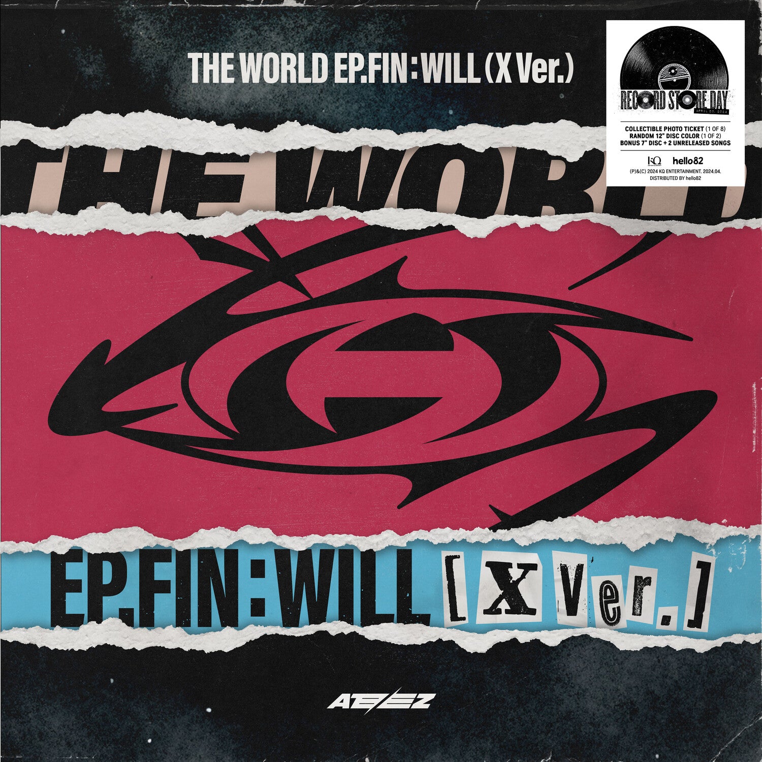 Ateez - The World Ep.fin : Will 2xLP (Limited Edition)