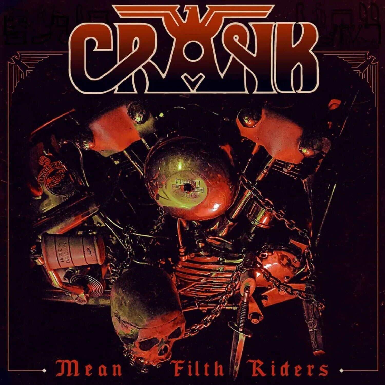 Crank - Mean Filth Riders (Red Vinyl)