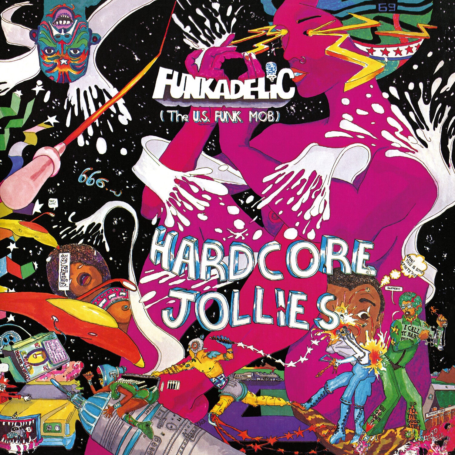 Funkadelic - Hardcore Jollies (CD) — CD album cover