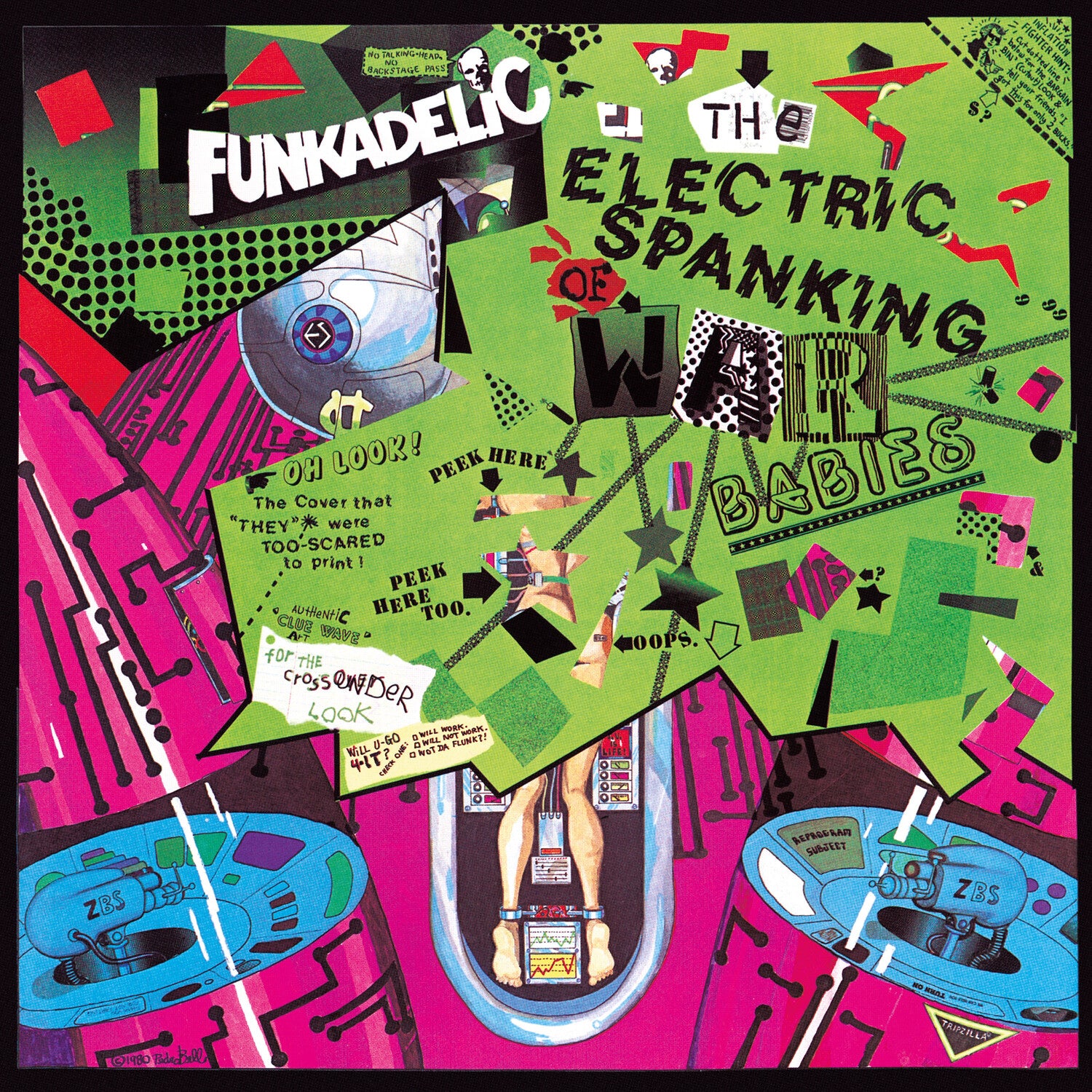 Funkadelic - Electric Spanking Of War Babies - Fluorescent Green Colored Vinyl (Green Vinyl)