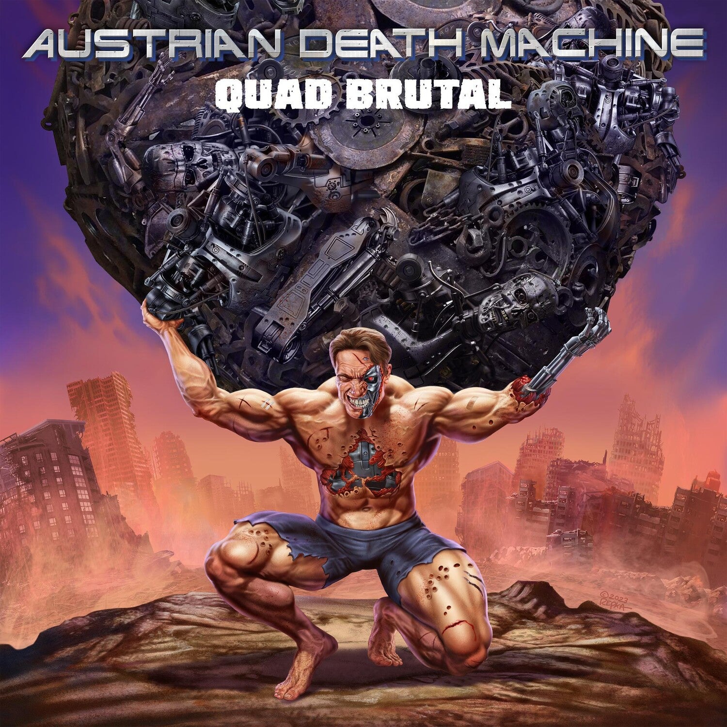Austrian Death Machine - Quad Brutal (Blue Vinyl)