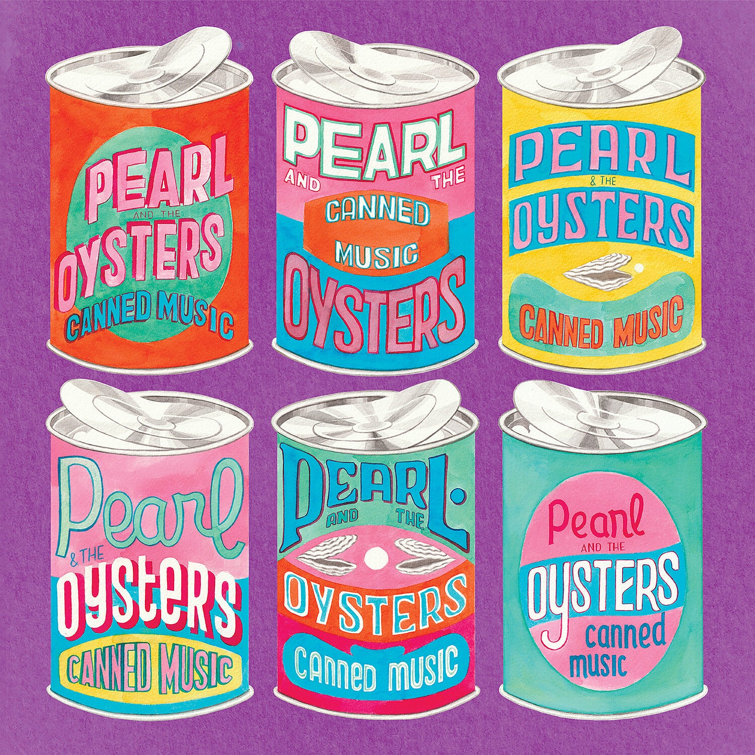 Pearl & the Oysters - Canned Music (Blue Vinyl)
