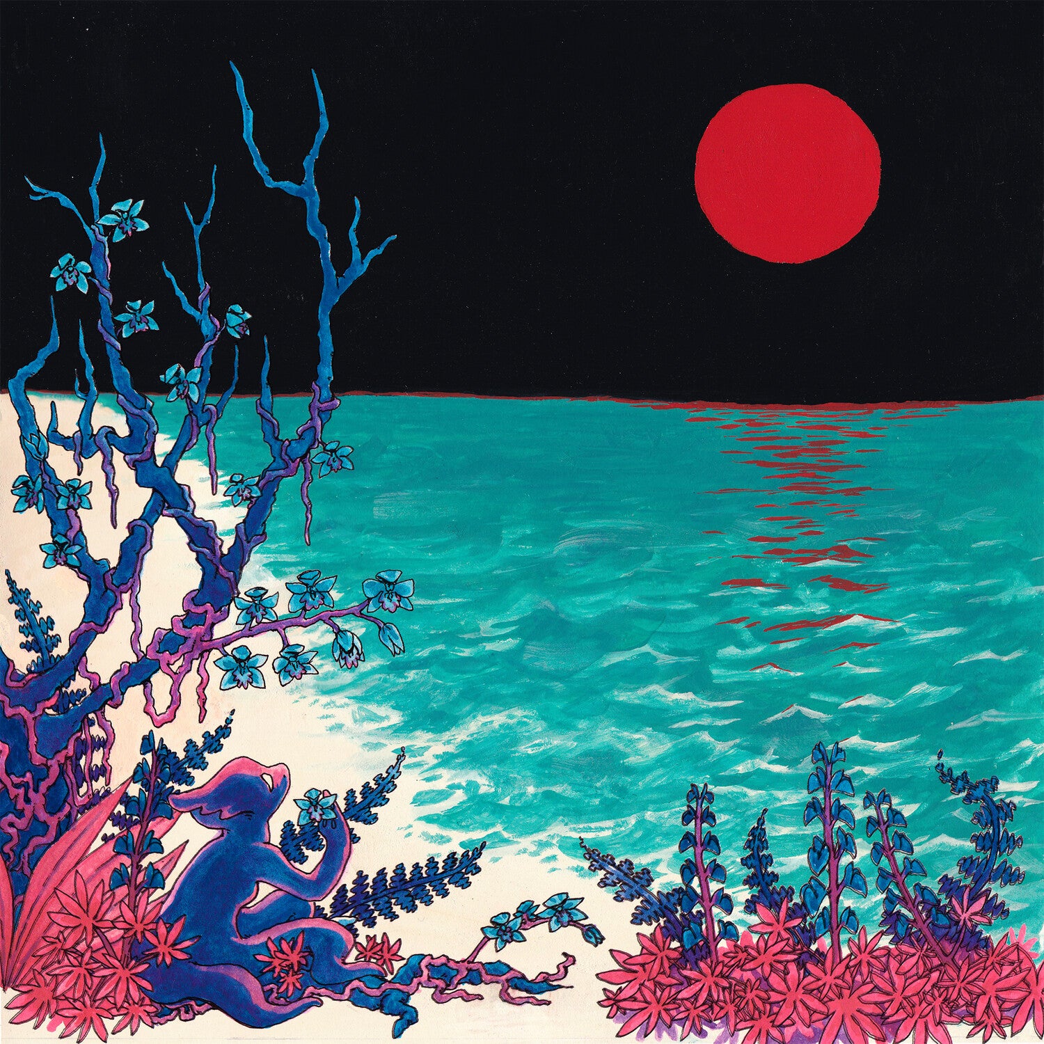 Glass Beach - the first glass beach album - Electric Blue (Blue Vinyl)