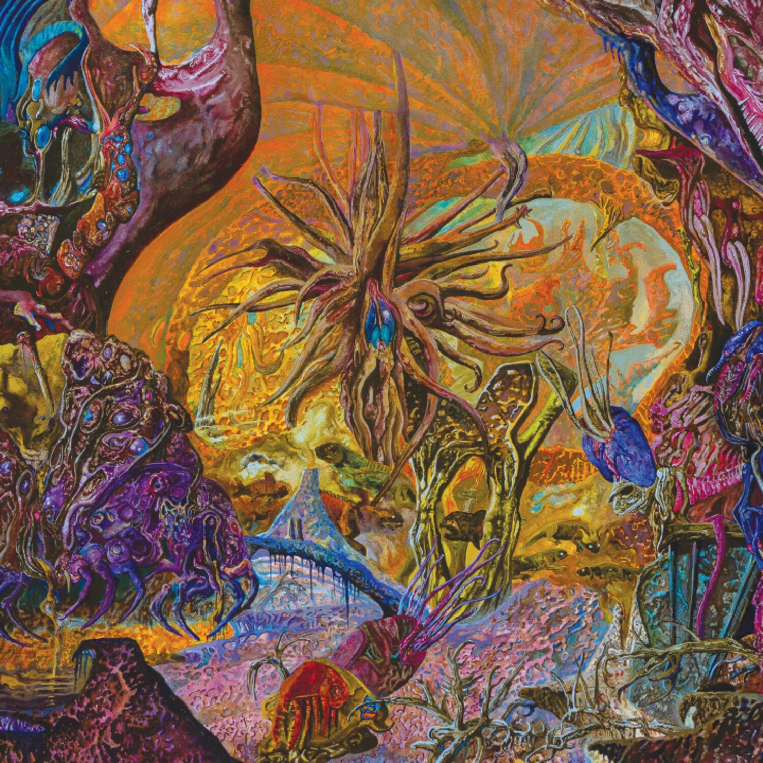 Slimelord - Chytridiomycosis Relinquished - Orange/royal Blue (Orange Vinyl)