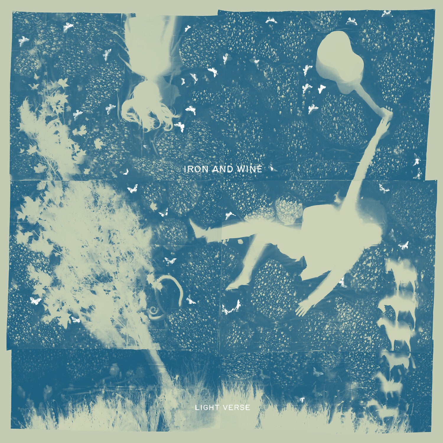 Iron & Wine - Light Verse - Clear w/ Blue swirl (Clear Vinyl)