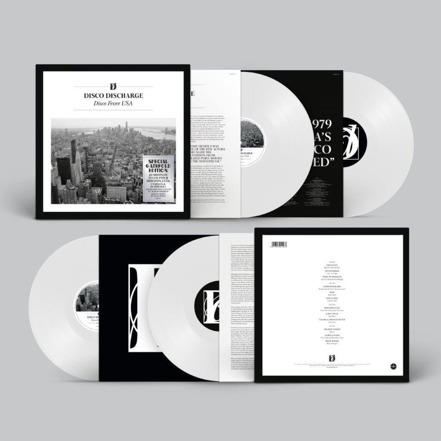 Disco Discharge: Disco Fever Usa / Various - 140Gm White Vinyl 2xLP (White Vinyl)