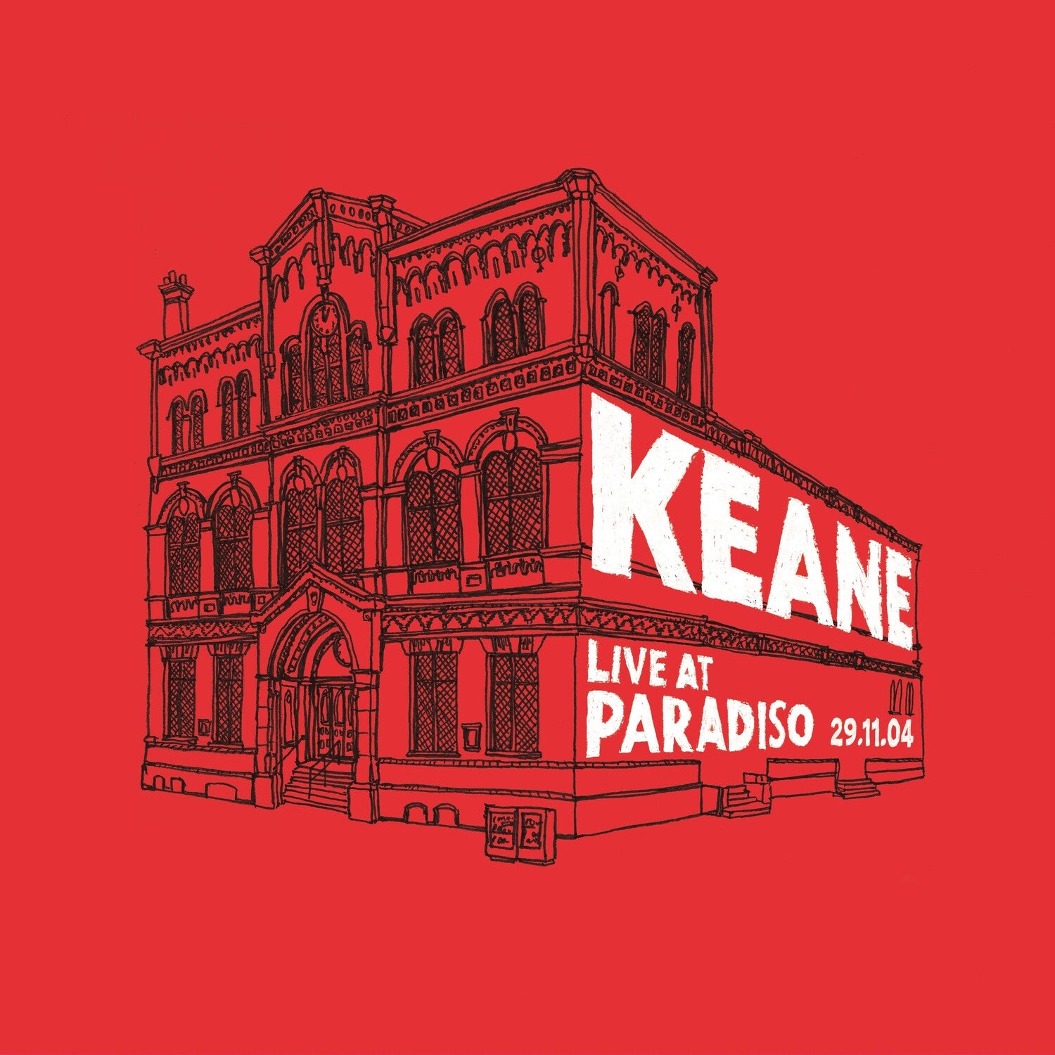 Keane - Live At Paridiso 29.11.04 2xLP (Clear Vinyl)