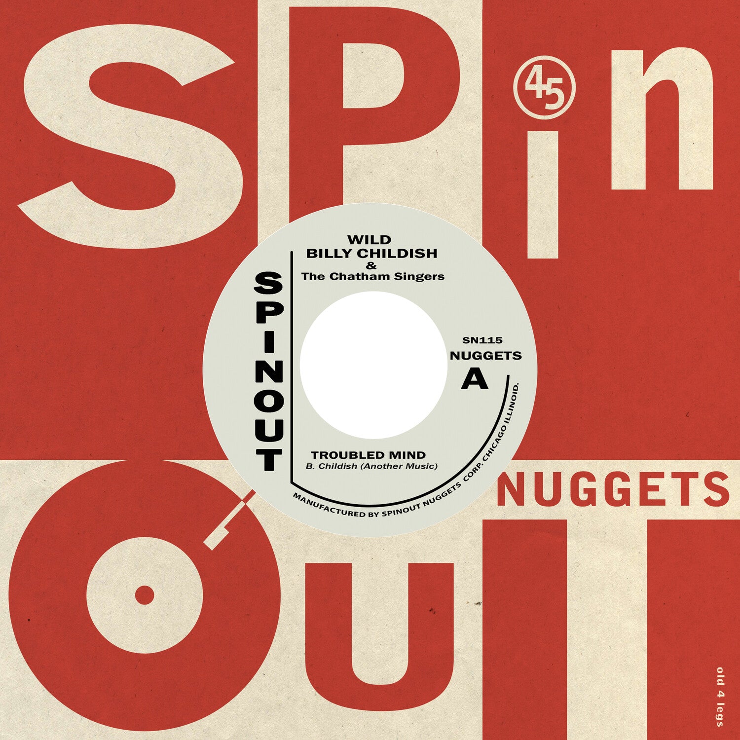 Billy Childish & the Chatham Singers - Troubled Mind / Ranscombe Farm Boogie