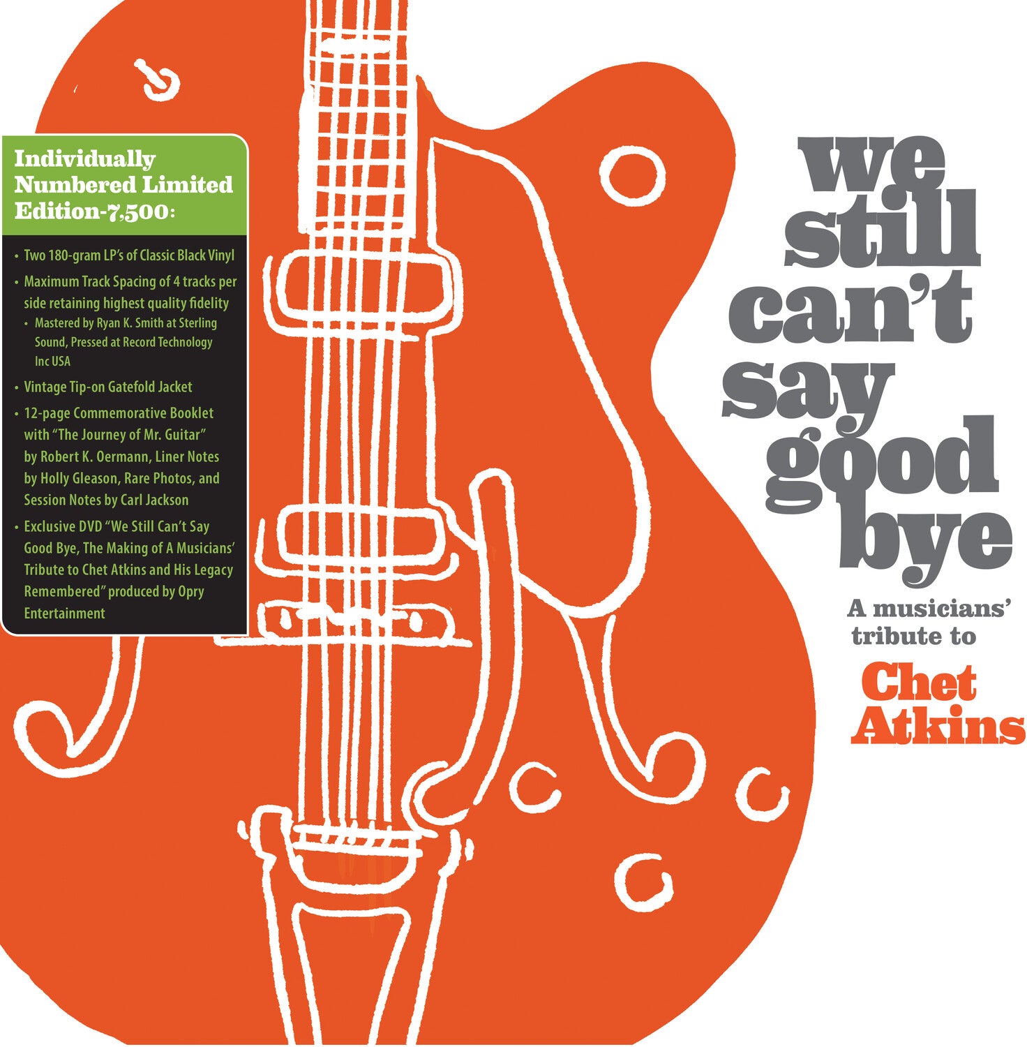 Various Artists - We Still Can't Say Goodbye: A Musicians' Tribute To Chet Atkins (Limited Edition)