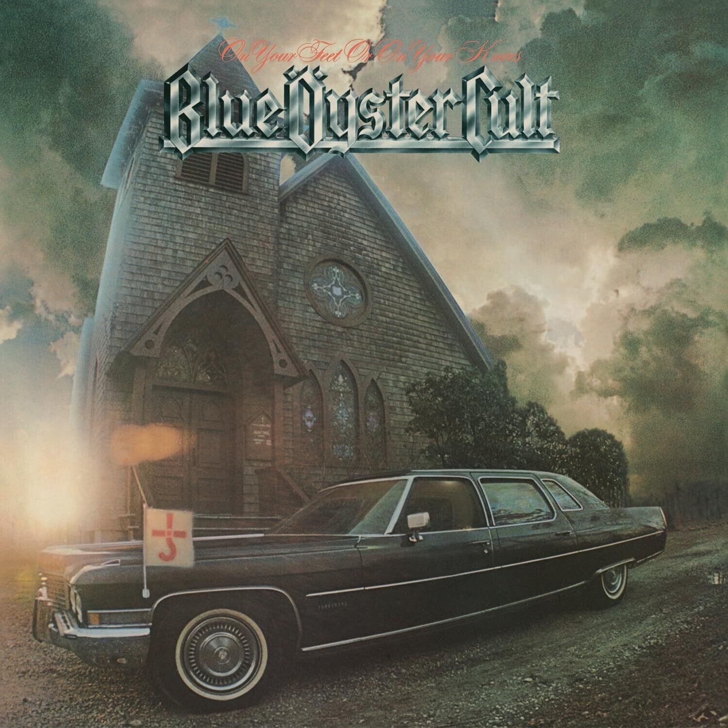 Blue Oyster Cult - On Your Feet Or On Your Knees - Limited Gatefold 180-Gram Silver & Black Marble Colored Vinyl 2xLP (Silver Vinyl)