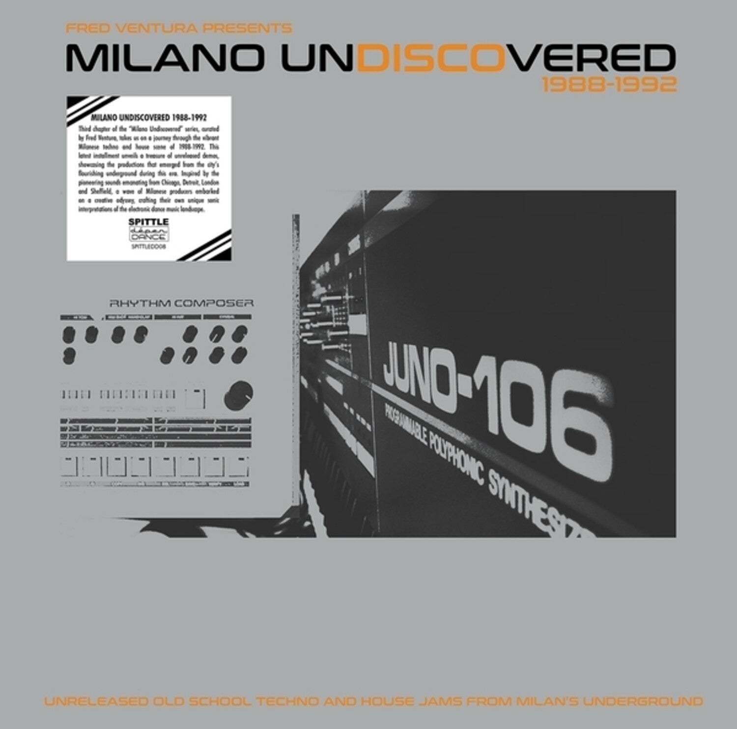 Fred Ventura Presents Milano Undiscovered / Var - Fred Ventura Presents Milano Undiscovered 1988-1992 - Unreleased