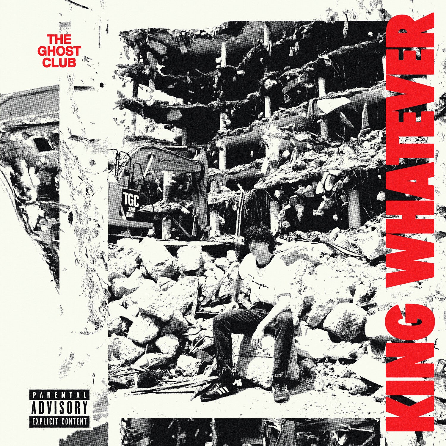 Ghost Club - King Whatever - Apple & White splatter (Red Vinyl)