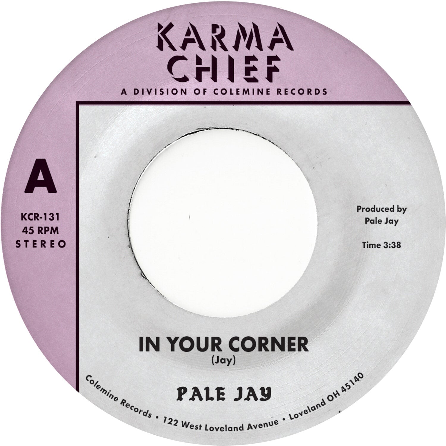 Pale Jay - In Your Corner B/w Bewilderment