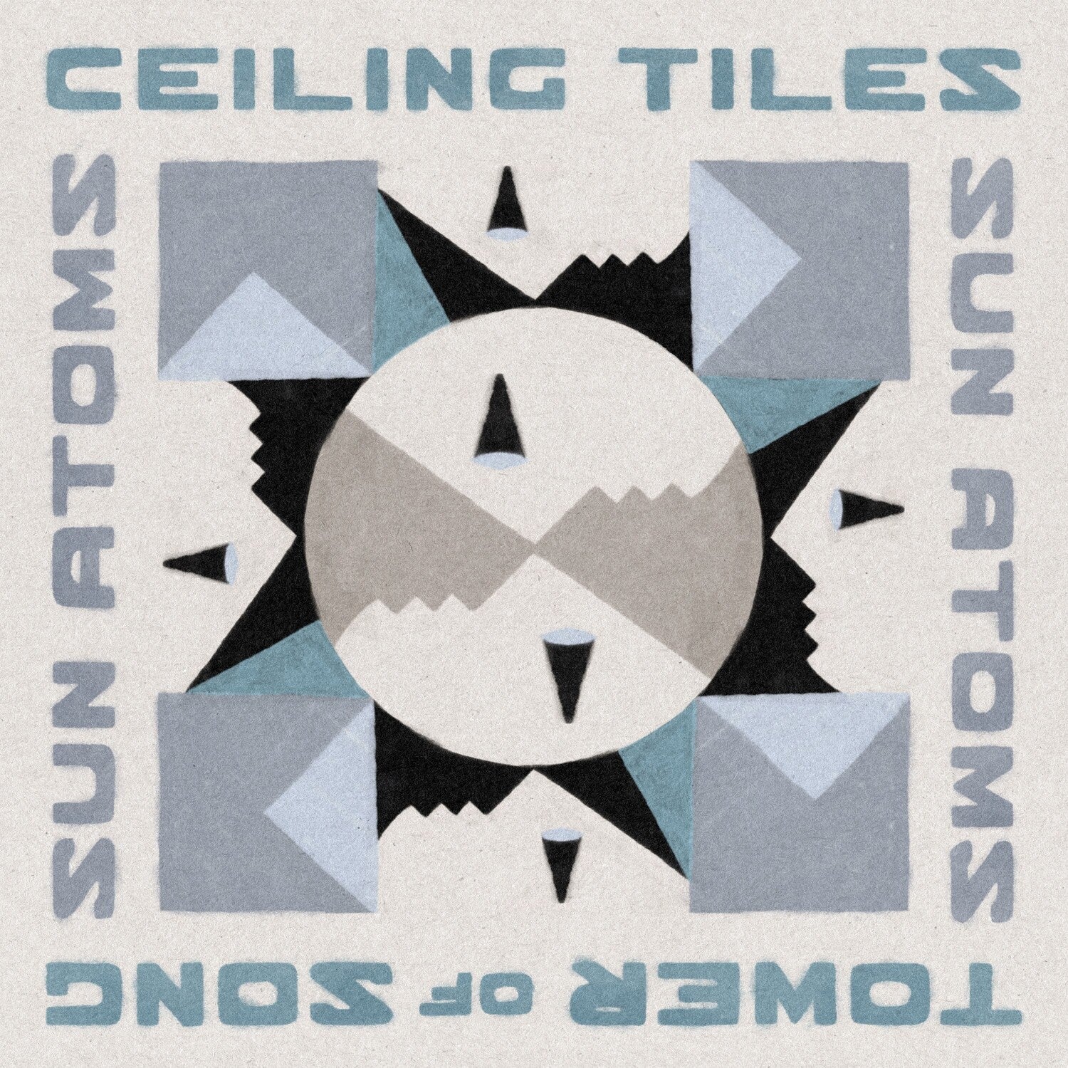 Sun Atoms - Ceiling Tiles/Tower of Song (in the Key of Jamc) (Blue Vinyl)