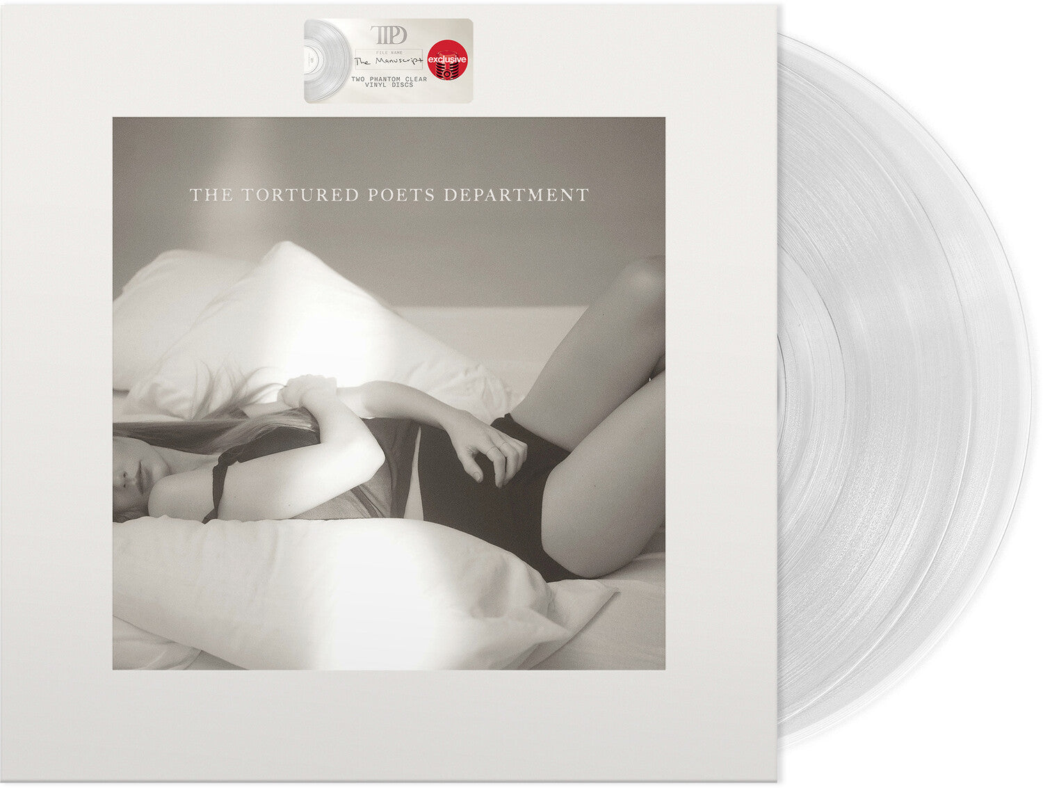 Taylor Swift - The Tortured Poets Department + Bonus Track “The Manuscript” (Clear Vinyl)