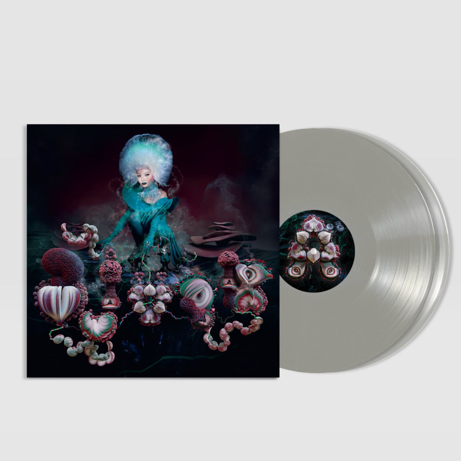 Bjork - Fossora - Silver Vinyl 2023 2nd Pressing 2xLP (Silver Vinyl)