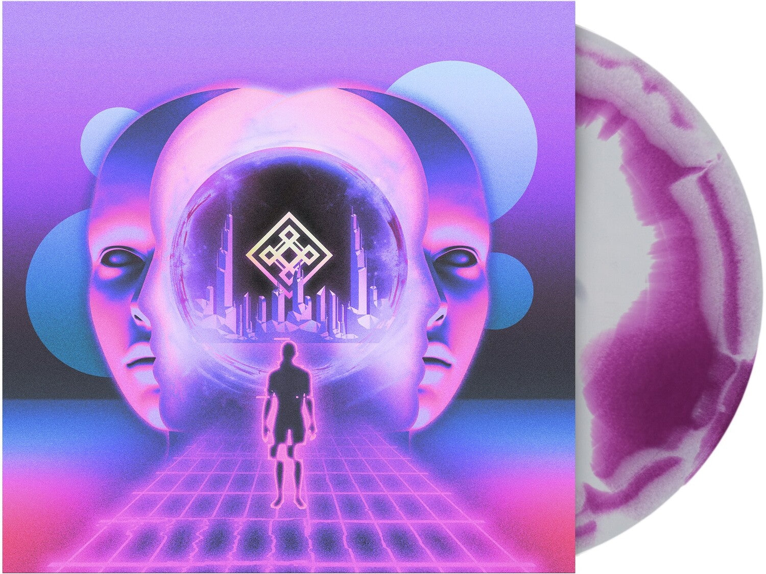 Red Handed Denial - A Journey Through Virtual Dystopia - Black & Orchid (Purple Vinyl)