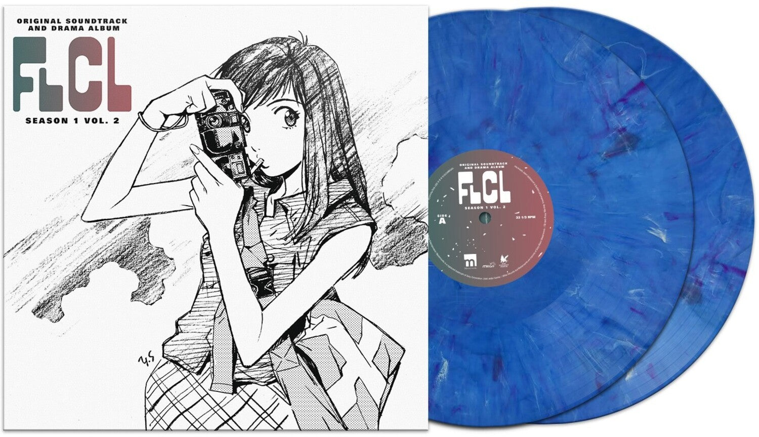 Pillows - FLCL Season 1 Vol. 2 - (Original Soundtrack) (Drama Album) 2xLP (Blue Vinyl)