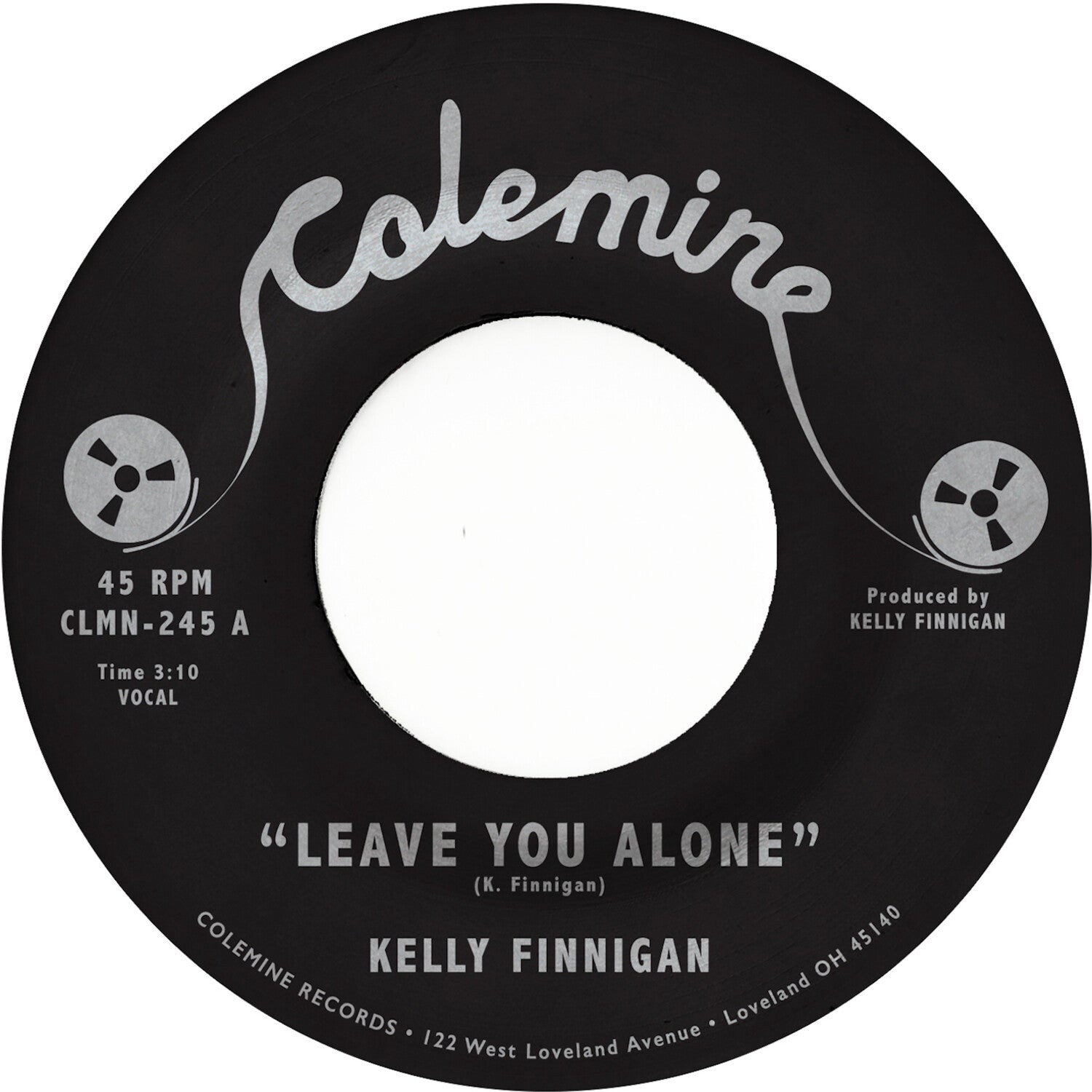 Kelly Finnigan - Leave You Alone / Thom's Heartbreak (Pink Vinyl)
