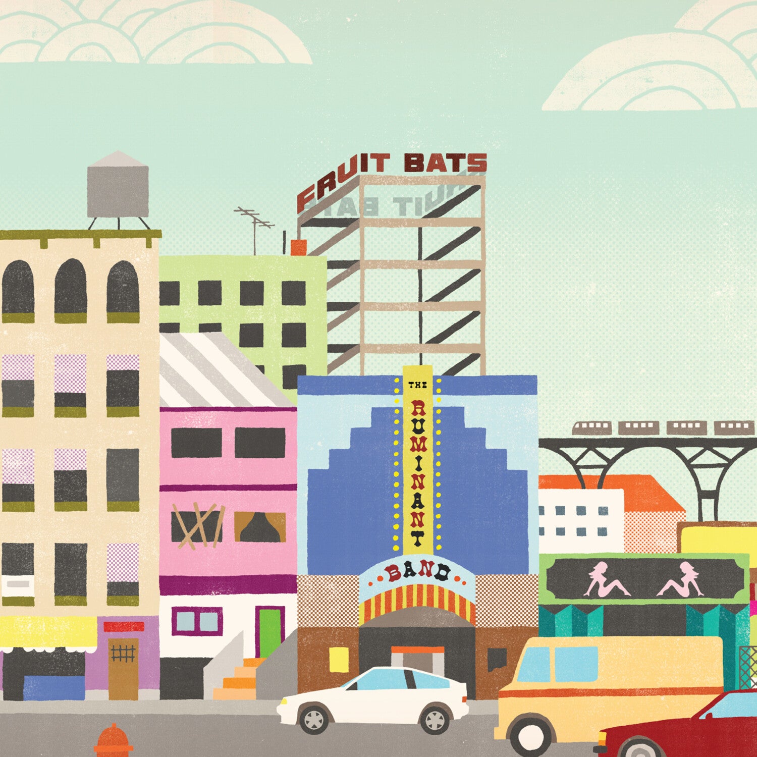 Fruit Bats - The Ruminant Band (Pink Vinyl)