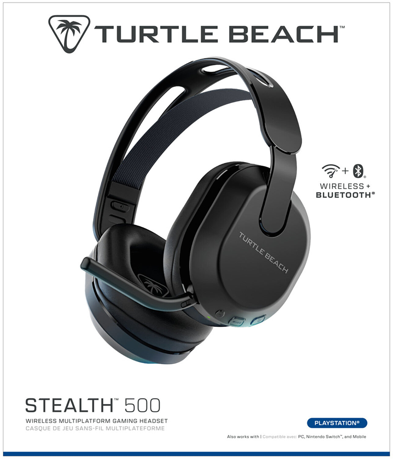 PlayStation 5 Accessory: Wireless Headset - Turtle Beach Stealth 500 Amplified Headset