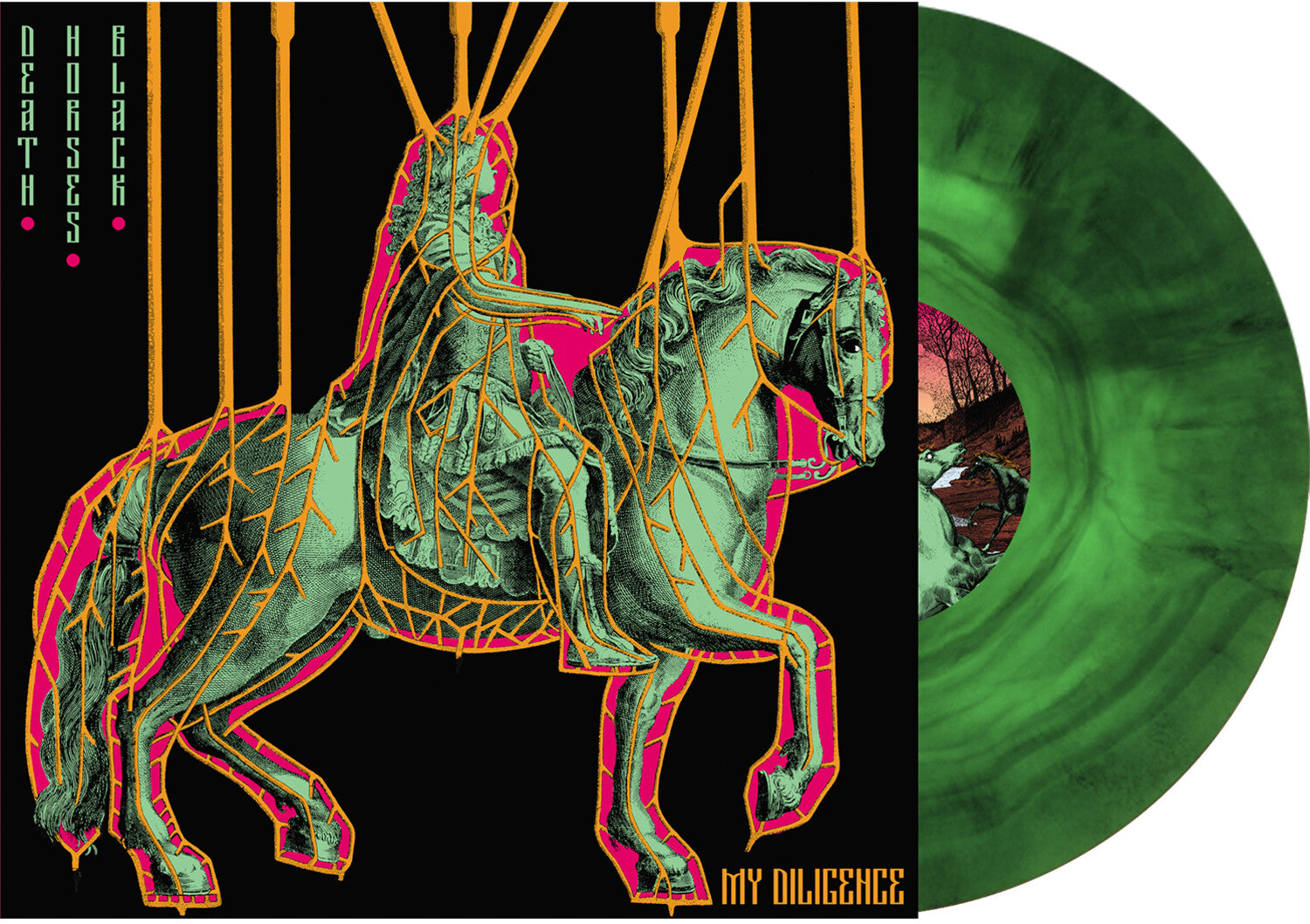 My Diligence - Death.Horses.Black. (Green Vinyl)