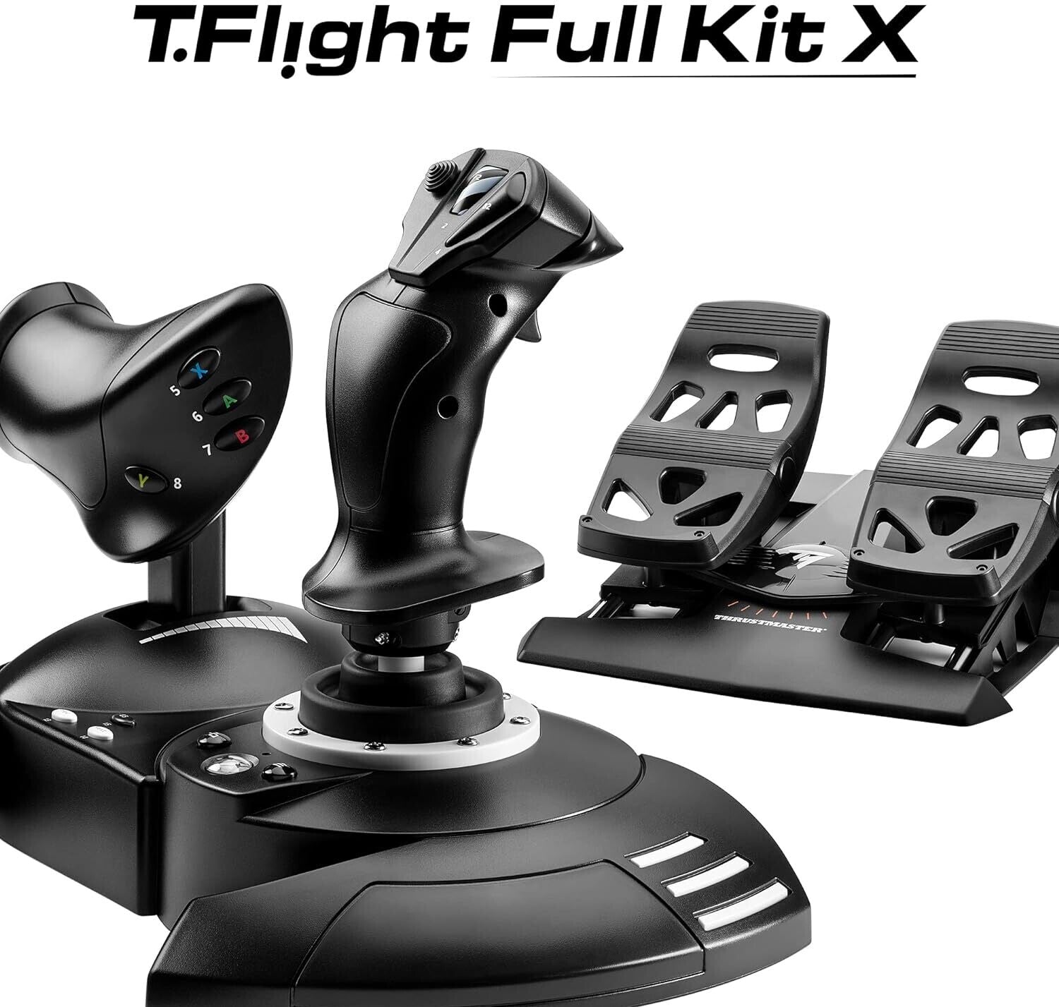 Xbox Accessory: Flight Stick - Thrustmaster T-Flight Full Kit: Officially Licensed by Microsoft