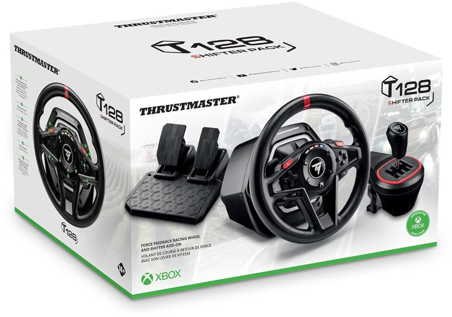 Xbox Accessory: Racing Wheel - Thrustmaster T128 Shifter Pack - C: Officially Licensed by Microsoft