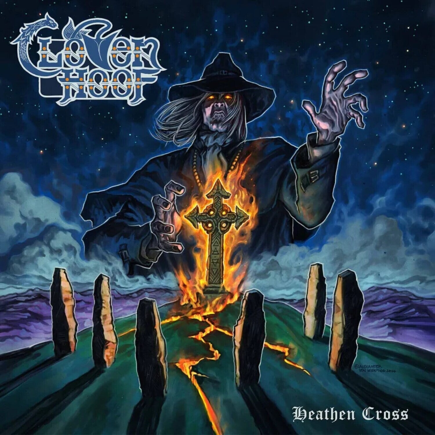 Cloven Hoof - Heathen Cross (Purple Vinyl)