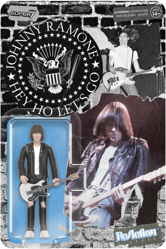 Johnny Ramone Reaction Figures - (white Shirt) - Johnny Ramone Reaction Figures - (White Shirt)