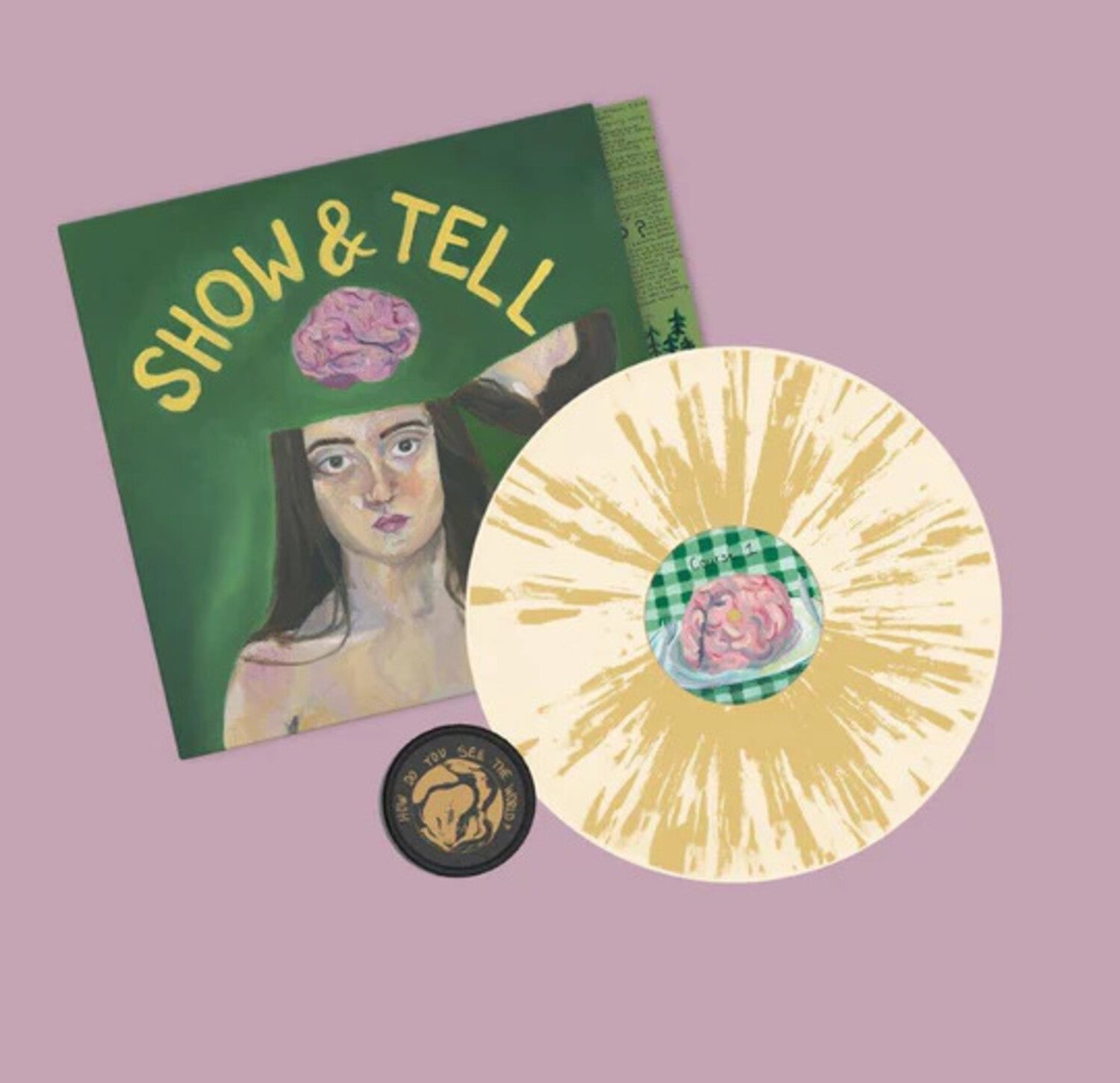 Bored at My Grandmas House - Show & Tell - Cream Colored Vinyl With Mustard Yellow Splatter (Cream Vinyl)