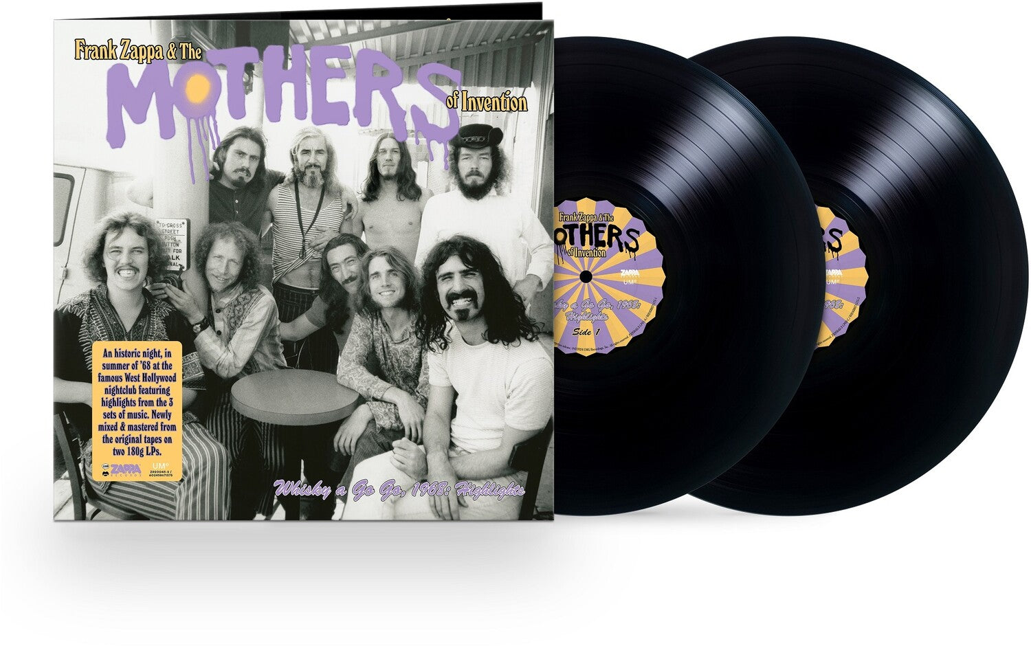 Frank Zappa & Mothers Invention - Whisky A Go Go 1968: Highlights 2xLP