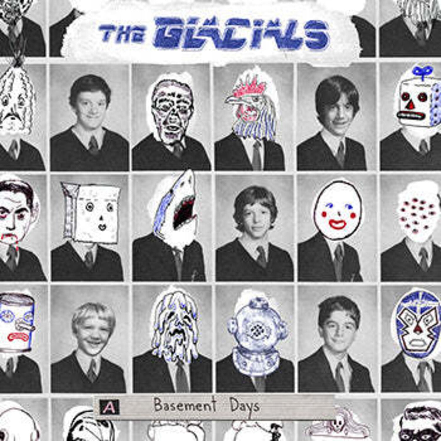 Glacials - Basement Days - Limited 'Translucent Blue Ice' Colored Vinyl (Blue Vinyl)